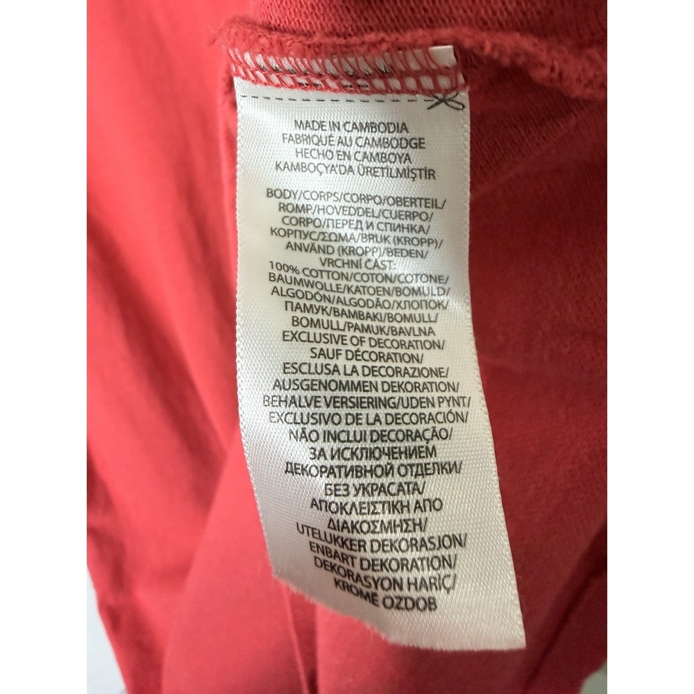 Polo Ralph Lauren Mens XL Custom Slim Fit Polo Shirt Coral Red Blue Pony Cotton - Picture 9 of 11
